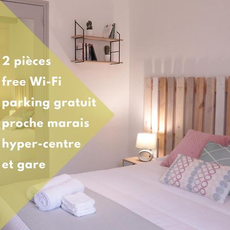 Le Vaillant, Appartement T2, Proche Gare, Hyper-Centre Et Marais, 1 A 2 Personnes, Wifi ブールジュ エクステリア 写真